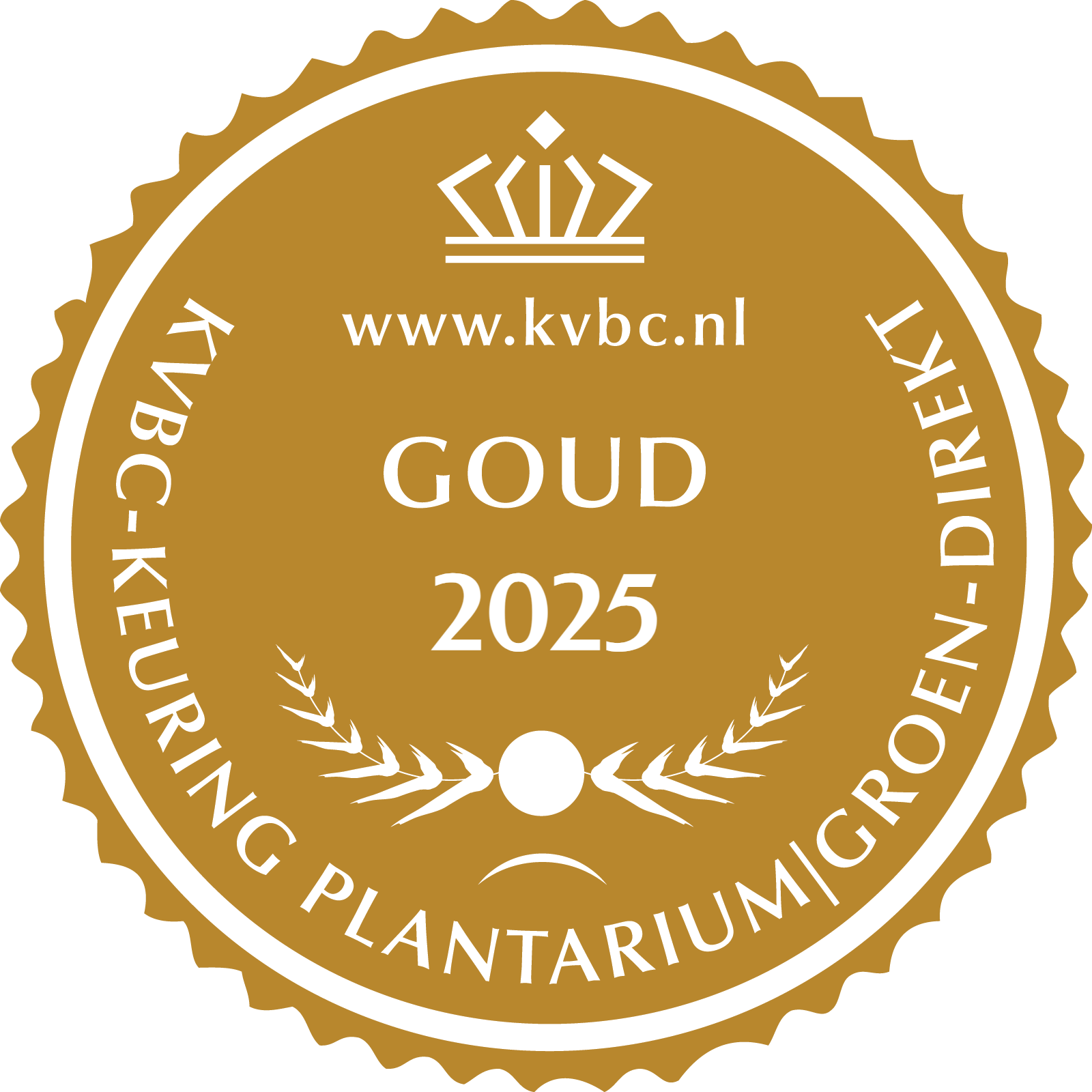 Gold Medal KVBC Plantarium-GroenDirekt 2025